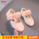 女童皮鞋2022春秋季韓版潮小女孩軟底兒童單鞋小童寶寶公主鞋  粉色SDA2020  24碼/內(nèi)長14.5CM
