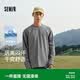 森馬（Semir）長袖T恤男春季速干插肩袖上衣2026圓領打底衫情侶裝109126101203