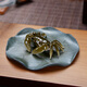 融誠 紫砂茶寵變色茶寵物茶臺茶盤小螃蟹擺件創(chuàng)意茶玩可養(yǎng)個性茶具 紫砂變色茶寵【螃蟹】