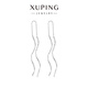 XUPING旭平首飾合金時(shí)尚潮流氣質(zhì)ins風(fēng)線條流蘇百搭耳線送禮飾品 白色耳線