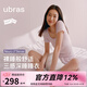 ubras七夕情人節禮物26新款呼呼碎花短袖短褲睡衣女士睡衣套裝居家服 短袖短褲【帶杯】-紫底薰衣草 M