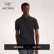 ARC'TERYX始祖鳥 CAPTIVE POLO 男子 休閑短袖POLO衫 BLACK/黑色 M