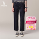 哈吉斯（HAZZYS）女裝 秋冬款女士直筒牛仔褲女ATDSP0BDP25 深藏青色DN 36 (155/68A)