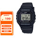 卡西歐（CASIO）手表男復古小方塊運動防水學生男女f91w系列手表W-218H-1A