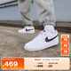 耐克男子透氣平底運動鞋夏季板鞋NIKE COURT VISION LOW DH2987 101白色/黑/白色 40.5