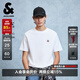 杰克·瓊斯（JACK&JONES）26年短袖t恤男裝商務潮流涼感華夫格logo皮標圓領夏季短袖T恤男士 A06 本白色 L (180)