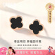 Grace Girl四葉草耳釘女韓版簡約氣質(zhì)時尚百搭耳飾七夕情人節(jié)生日禮物送女友