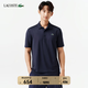 LACOSTE法國鱷魚男裝26春夏新款高爾夫系列速干短袖Polo衫|DH3189 166 /藏青色 L 5