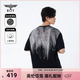 BOY LONDON【銀蝶夢境】夏季情侶同款T恤翅膀潮牌黑色短袖N01028 黑色 M