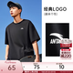 安踏（ANTA）多彩T | 短袖T恤男女夏季圓領上衣2026新款吸濕排汗寬松情侶短T 【經典logo】基礎黑8103-3 快干棉+透爽科技 L 男175/女170