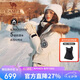 駱駝（CAMEL）戶外極寒派克工裝毛領情侶款羽絨服保暖加厚中長款外套