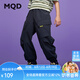 馬騎頓（MQD）男童夏季新品學院風女童中大童運動戶外工裝大口袋休閑褲
