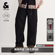 杰克·瓊斯（JACK&JONES）【柔舒特】男裝秋季休閑褲彎刀百搭插袋潮流長褲子226314017 E40黑色 33 180