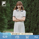 FILA 斐樂官方女裝編織連衣裙2026夏季新款優(yōu)雅簡(jiǎn)約顯瘦運(yùn)動(dòng)POLO裙 云菇白-WT L 170/88A/L