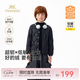 英氏（YEEHOO）【小絨芯】超韌絨兒童羽絨服內膽冬季校服神器男童女童外套 黑色 120 cm