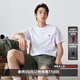 杰克·瓊斯（JACK&JONES）26年男裝四季打底T恤男士涼感透氣多色情侶款短袖t恤水洗不易走形 白色A06 M 175