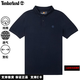 添柏嵐（Timberland）POLO衫男夏季新款戶外旅行運動休閑短袖寬松商務透氣翻領T恤 深藍色/100%棉/Z02 XL 185建議160-180斤
