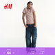 H&M2026夏季新款女裝修身T恤1260200 淺粉色020 M 165/96
