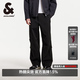 杰克·瓊斯（JACK&JONES）男裝降落傘兵褲春夏季工裝褲男褲略寬松休閑褲輕薄款潮流褲子男士 E43黑色 涼感 30 170偏大,建議拍小一碼