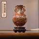 朱炳仁 銅 福慶連綿銅花瓶花器花插工藝品客廳玄關(guān)書房擺件家居裝飾品 福慶連綿瓶
