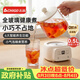 志高（CHIGO）養(yǎng)生壺小型全玻璃0膠水煮茶燉煮辦公室輕音電燉杯0.5L燒水壺?zé)斩Y物BG-YSB202