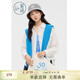 紫涵（ZIHAN）紫涵100%純棉長(zhǎng)袖披肩襯衫女2026春季新款可疊穿時(shí)尚寬松顯瘦襯衣 白色 XS