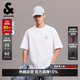杰克·瓊斯（JACK&JONES）26年新款夏季短袖T恤男士純棉寬松潮流休閑簡約刺繡圓領t恤男裝 A06本白色 常規 M （175）