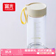 富光玻璃杯高硼硅玻璃水杯子女生便攜牛奶咖啡刻度高顏值茶杯480ml