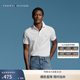 Tommy Hilfiger【球星同款】春夏男潮流多色珠地棉商務休閑純色翻領短袖T恤POLO 【簡約休閑】亮白色YBR *尺碼偏小，建議拍大一碼 M （推薦：130-140斤）