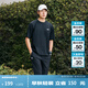 安德瑪（Under Armour）UA夏季EF男子圓領華夫格運動休閑短袖T恤6014340 黑色001 L