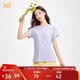 361°t恤衫女夏季新款潮流休閑寬松運動正肩上衣服短袖女裝662629106-3
