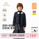 英氏（YEEHOO）【小絨芯】超韌絨兒童羽絨服內膽冬季校服神器男童女童外套 黑色 120 cm