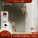 RiotLILY/艾特里里浮花夢影系列耳環多層時尚吊墜耳圈生日禮物七夕禮物 黃色+綠色