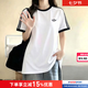 阿迪達斯（adidas）三葉草T恤男裝女裝 26夏季新款運動服潮流舒適透氣休閑長短袖上衣 白色短袖/經典三條紋/男女同款 /新款主推 S 【建議體重105斤-120斤】