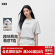 森馬（Semir）短袖T恤女夏印花純棉寬松套頭衫圖案小眾設計感上衣101325100038