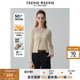 Teenie Weenie【原紗防曬】小熊淑女白色毛衣針織開(kāi)衫長(zhǎng)袖打底衫女空調(diào)衫 乳白色 M (165)