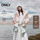 ONLY2025冬季90白鴨絨減齡蓬松云朵感連帽羽絨服女|125423014