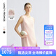 朗姿無(wú)袖圓領(lǐng)連衣裙女直筒重工釘珠優(yōu)雅通勤風(fēng)都市裙子夏季新款 淡粉色2 M
