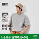 森馬（Semir）短袖T恤男夏袖內(nèi)格子拼接假兩件針織衫2026純棉圓領(lǐng)109326100108