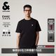 杰克·瓊斯（JACK&JONES）26年男裝新款【涼感】短袖T恤男士簡約純色透氣打底耐洗半袖 E43純黑色 常規 M （175）