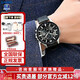 卡西歐（CASIO）手表男EDIFICE商務(wù)太陽能石英表休閑簡約指針日韓表送男友520禮物 EFR-303L-1A 皮帶世界地圖