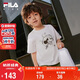 FILA X MICKEY MOUSE聯名斐樂兒童短袖T恤2026夏季男小童上衣