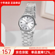 卡西歐（CASIO）手表女 指針系列 時尚簡約石英女表防水學生考試表七夕情人節禮物 LTP-V005D-7A