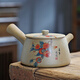 WCZ胖東來茶具粗陶茶壺功夫配件紫砂壺老陶泥復(fù)古手把壺家用辦公側(cè)把 喜事連連側(cè)把壺 201mL(含)-300mL(含)