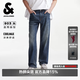 杰克·瓊斯（JACK&JONES）男裝26年新款夏季牛仔褲男903直筒【涼感】休閑潮流褲子高級感 A13深牛仔藍 常規 31 175 W31/L30
