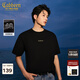 卡賓（CABBEEN）【冰氧涼感】卡賓短袖T恤男裝2025夏索羅娜面料親膚透氣圓領(lǐng)上衣 煤黑色01 L (175) 50