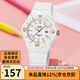 卡西歐（CASIO）手表 學生兒童表 百搭時尚 防水夜光指針考試手表情人節禮物 LRW-200H-7E2