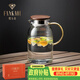 梵卡奇（FANKAQI）高顏值家用耐高溫高硼硅玻璃涼水壺大容量帶把手高檔喬遷生日禮物