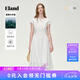 ELAND【萊賽爾】衣戀連衣裙女系帶短袖波點(diǎn)裙長裙子2026春夏新款 象牙白/白色(39)Ivory M /165