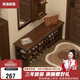家逸實(shí)木換鞋凳入戶門口高級感穿鞋凳家用玄關(guān)進(jìn)門鞋凳鞋柜一體可坐